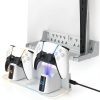 Fosmon PS5 Wall Mount Dual Charging Dock Space Saving-0