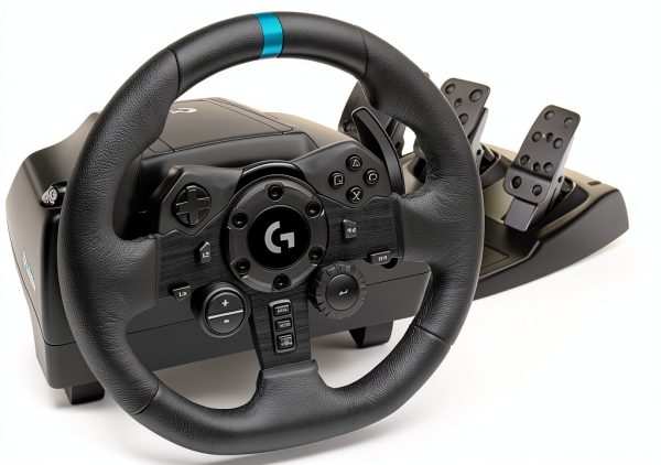 Logitech G923 Racing Wheel PS5 PS4 Windows Force Feedback-0