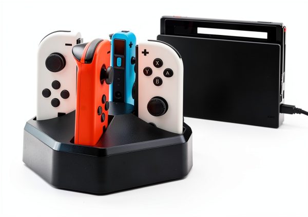 NEXT Gaming Joy Con Charging Station 4 Controller Charger-4