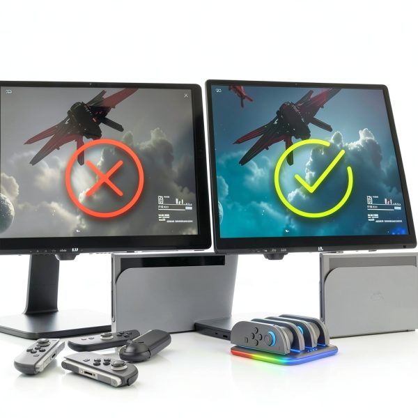 Fosmon Controller Charging Hub 4 Slots LED Indicators-6