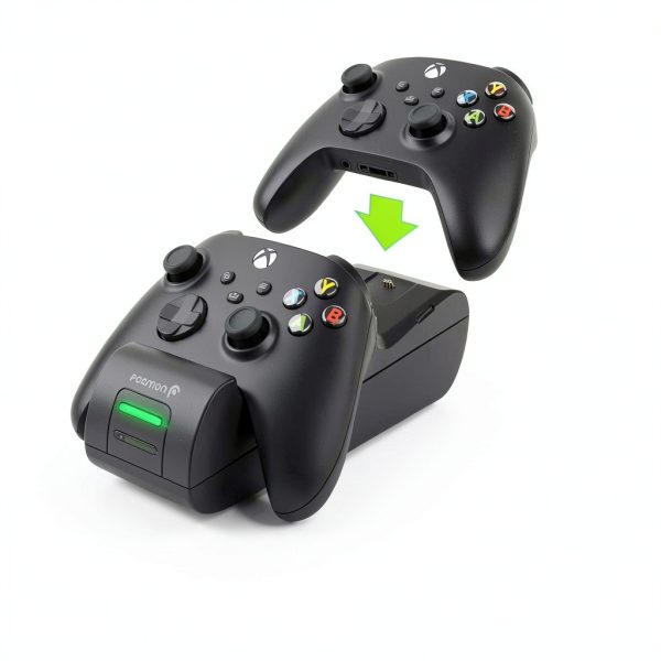Fosmon Xbox Controller Charger Dual Dock Rechargeable-5