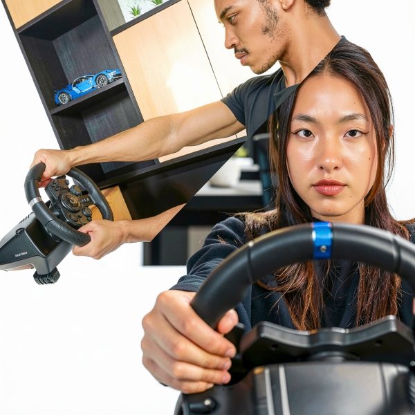 Logitech G923 Racing Wheel PS5 PS4 Windows Force Feedback-2