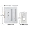 Pavo TV Power Kit Pre-Wired System Hide Cords Behind Wall-9
