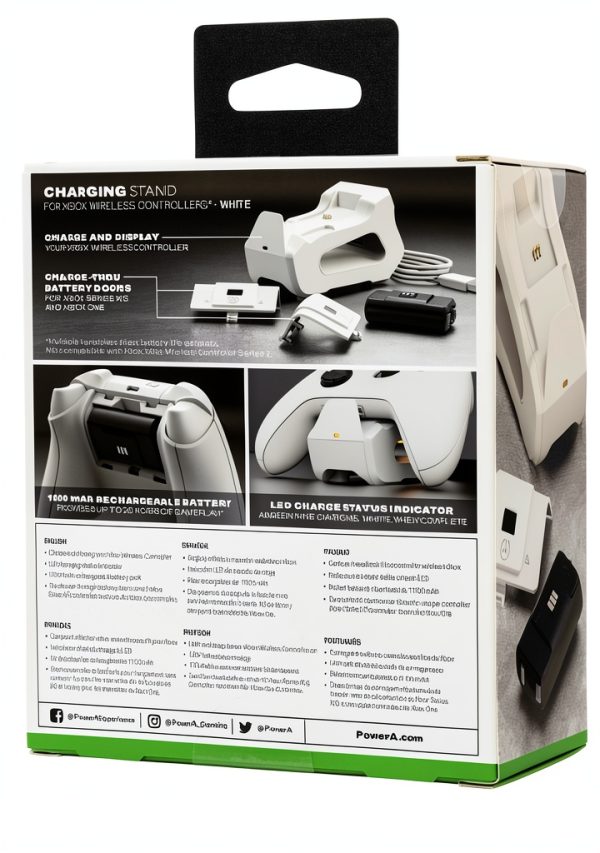 PowerA Xbox Controller Charging Stand Rechargeable Battery-4