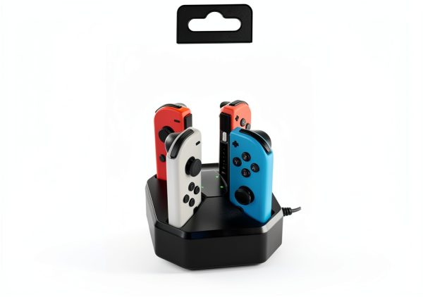 NEXT Gaming Joy Con Charging Station 4 Controller Charger-5