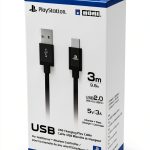 HORI PS5 Charging Cable USB A to C 10 Foot Braided-0