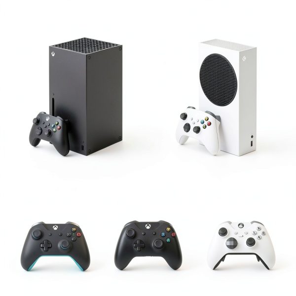 Fosmon Xbox Controller Charger Dual Dock Rechargeable-1
