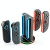 Fosmon 4 Controller Charging Dock LED Indicators Ambient-1