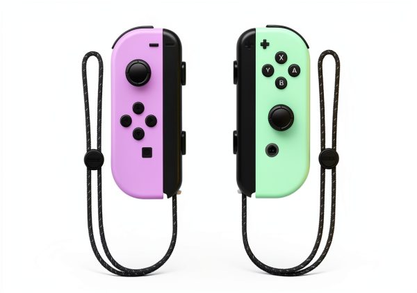 Nintendo Joy Con Wireless Controllers Pastel Colors Gaming-1