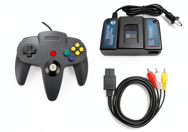 Mars Devices N64 Parts Bundle Controller Adapter Cable Gray-0