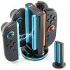 Fosmon 4 Controller Charging Dock LED Indicators Ambient-0