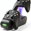 Fosmon Xbox Controller Charger Dual Dock Rechargeable-0