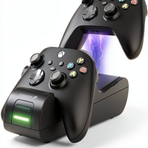 Fosmon Xbox Controller Charger Dual Dock Rechargeable-0