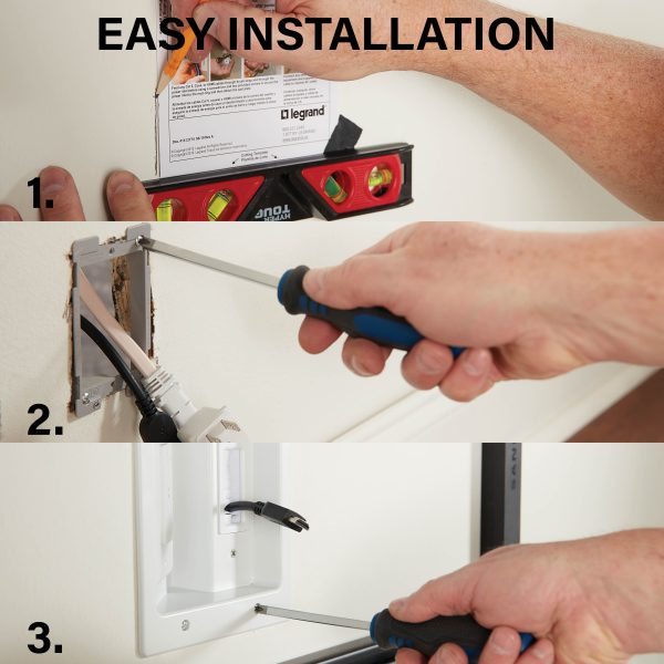 Pavo TV Power Kit Pre-Wired System Hide Cords Behind Wall-8