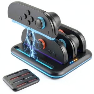 Fosmon Controller Charging Hub 4 Slots LED Indicators-0